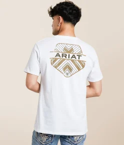 Ariat Parks Sign T-Shirt White Discount