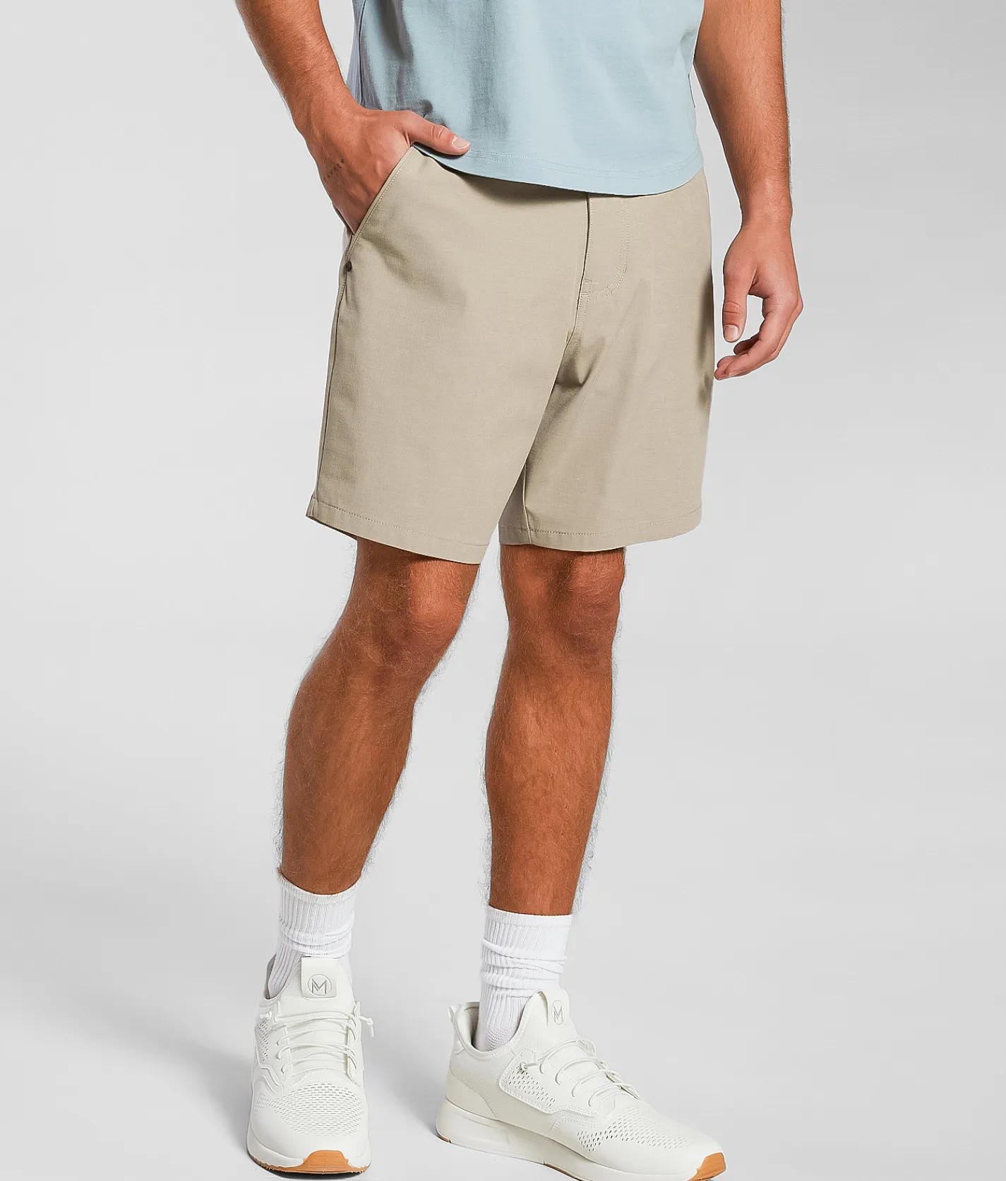 Maven Co-op Par Performance Stretch Short Dark Khaki Discount