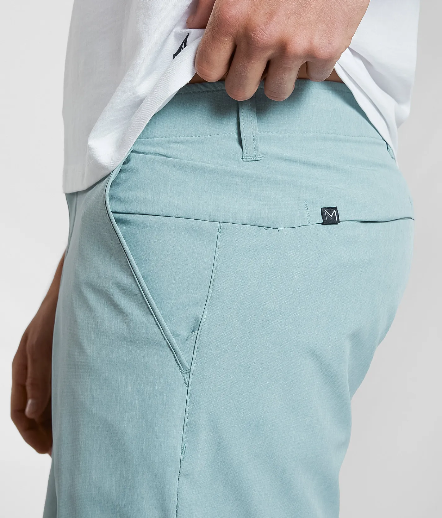 Maven Co-op Par Performance Stretch Short Teal Clearance