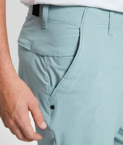 Maven Co-op Par Performance Stretch Short Teal Clearance