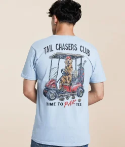 Tail Chasers Club Par Tee T-Shirt Chambray Outlet