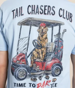 Tail Chasers Club Par Tee T-Shirt Chambray Outlet