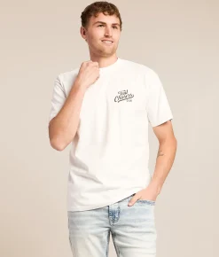 Tops|Graphic T-Shirts | Tail Chasers Club Party Animal T-Shirt Antique White