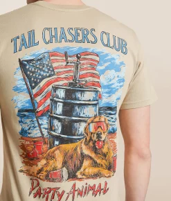 Graphic T-Shirts | Tail Chasers Club Party Animal T-Shirt Peyote