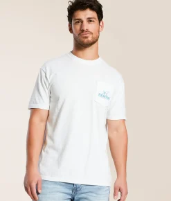 Tops|Graphic T-Shirts | Fieldstone Party Barge Captain T-Shirt White