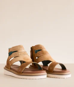 Roan by Bed Stu Passenger Leather Sandal Tan Oats HD Best