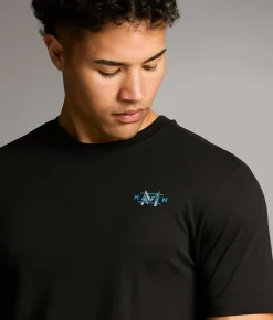 Tops|Graphic T-Shirts | Maven Co-op Pasted Over Performance T-Shirt Black