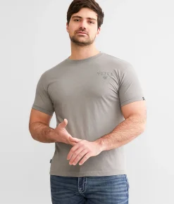 Graphic T-Shirts | Veece Patch Slab T-Shirt Grey Green Heather
