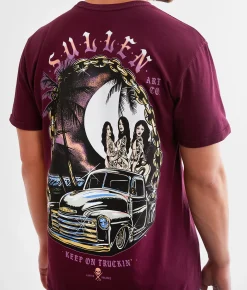 Sullen Patina T-Shirt Tawny Port New
