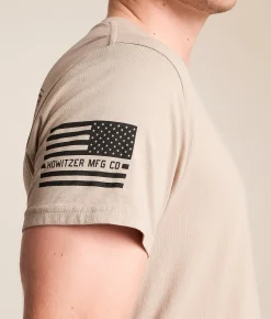 Tops|Graphic T-Shirts | Howitzer Patriot Card T-Shirt Chateau Grey