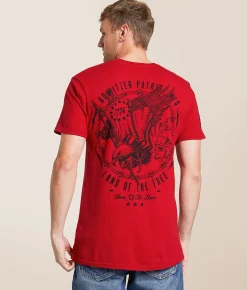 Tops|Graphic T-Shirts | Howitzer Patriot Eagle T-Shirt Chili Pepper