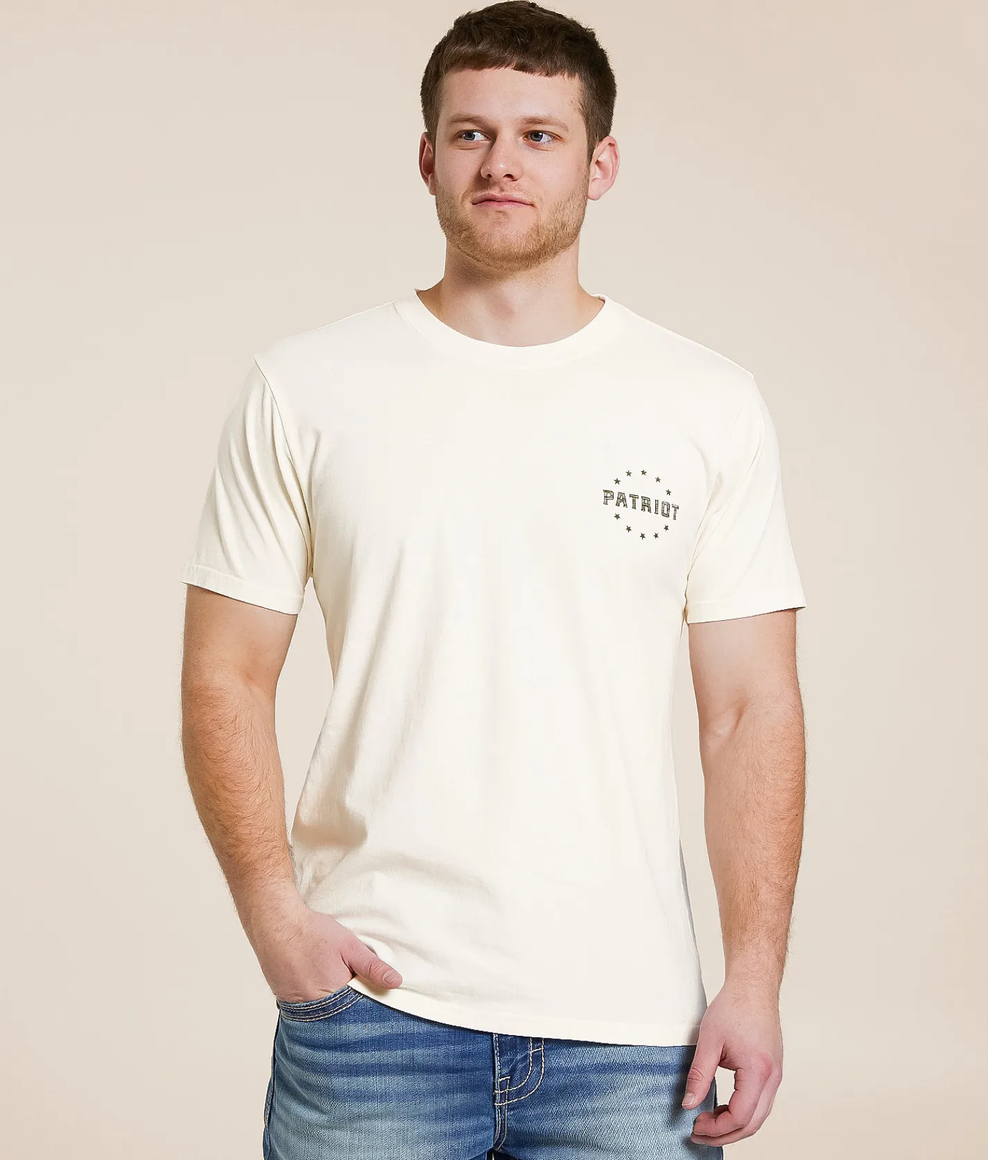 Howitzer Patriot Eagle T-Shirt Antique White