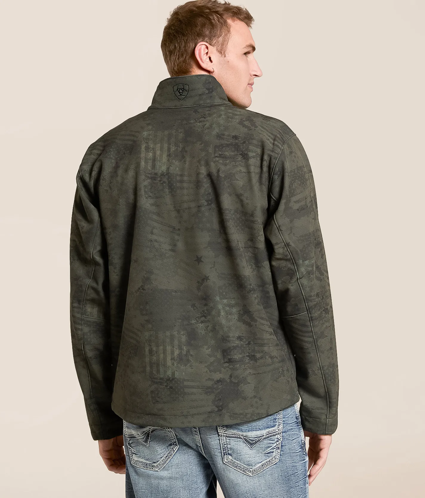Tops|Coats & Jackets | Ariat Patriot Flag Camo Softshell Jacket Phantom