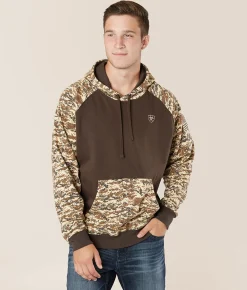 Ariat Patriot Hooded Sweatshirt Brown Online