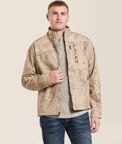 Tops|Coats & Jackets | Ariat Patriotic Softshell Jacket Tan