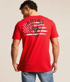 Ariat Patriot Strong T-Shirt Redline Discount