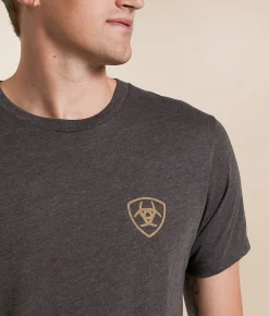 Ariat Patriot Valley T-Shirt Heather Brown Online