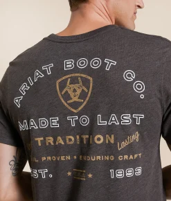 Ariat Patriot Valley T-Shirt Heather Brown Online