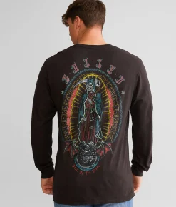 Sullen Patron Saint T-Shirt Vintage Black Discount