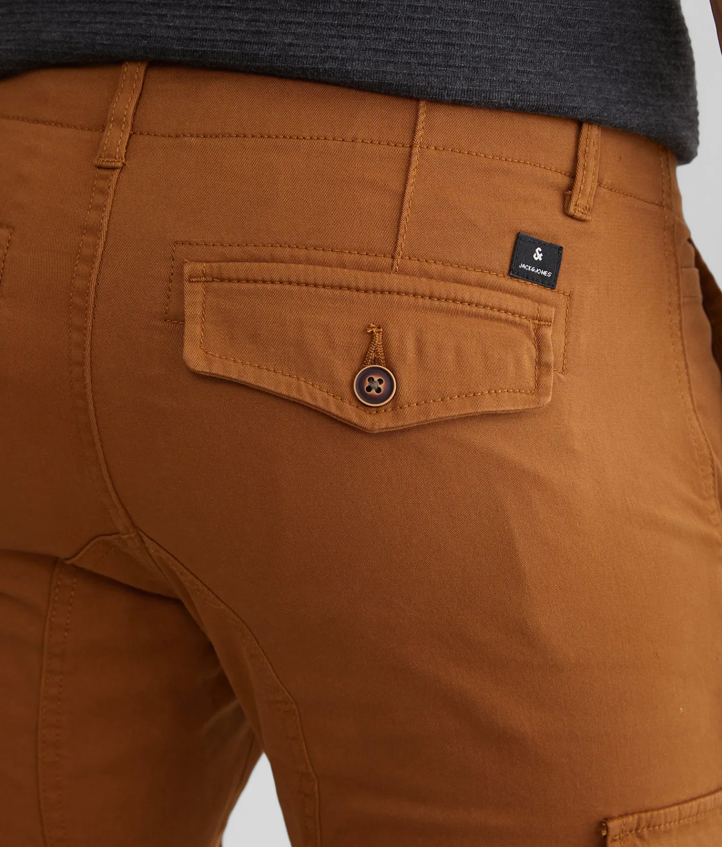 Jack&Jones® Paul Tapered Cargo Stretch Pant Rubber