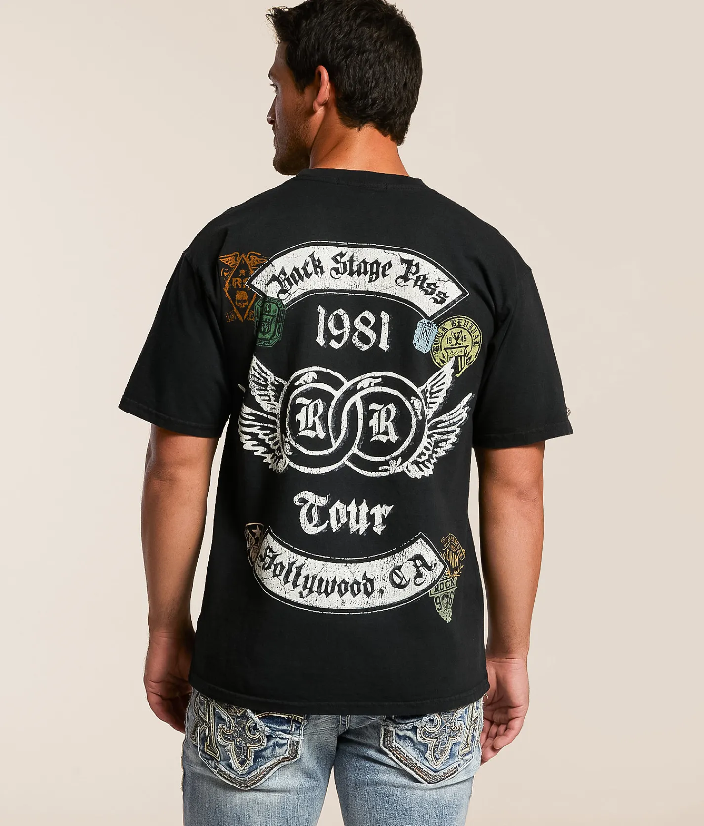 Rock Revival Paul T-Shirt Brown Best