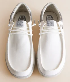 HEYDUDE™ Paul Washed Shoe White Multi Best