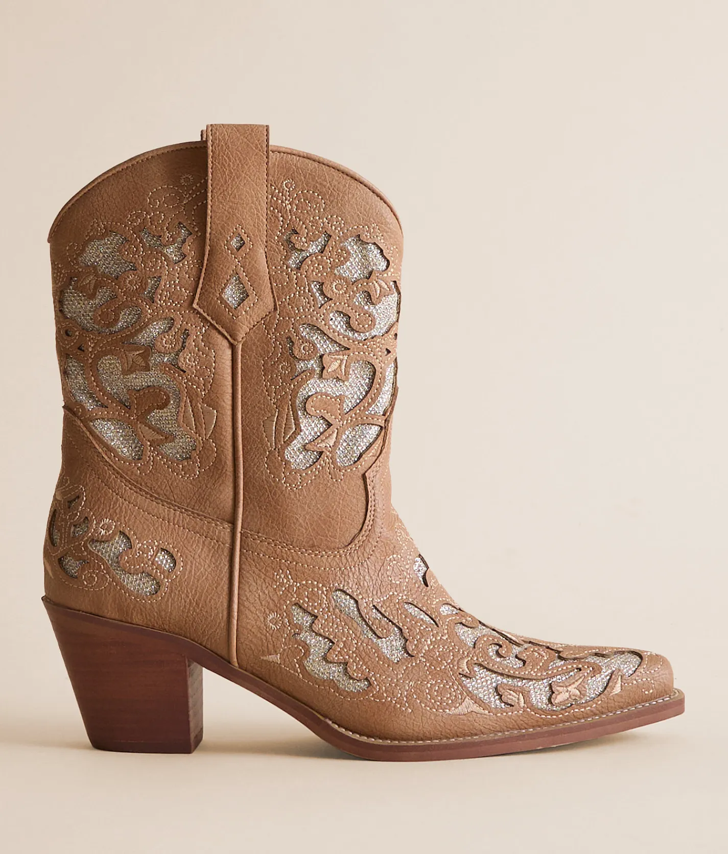 Mi.iM Pax Western Ankle Boot Lt Brown Clearance
