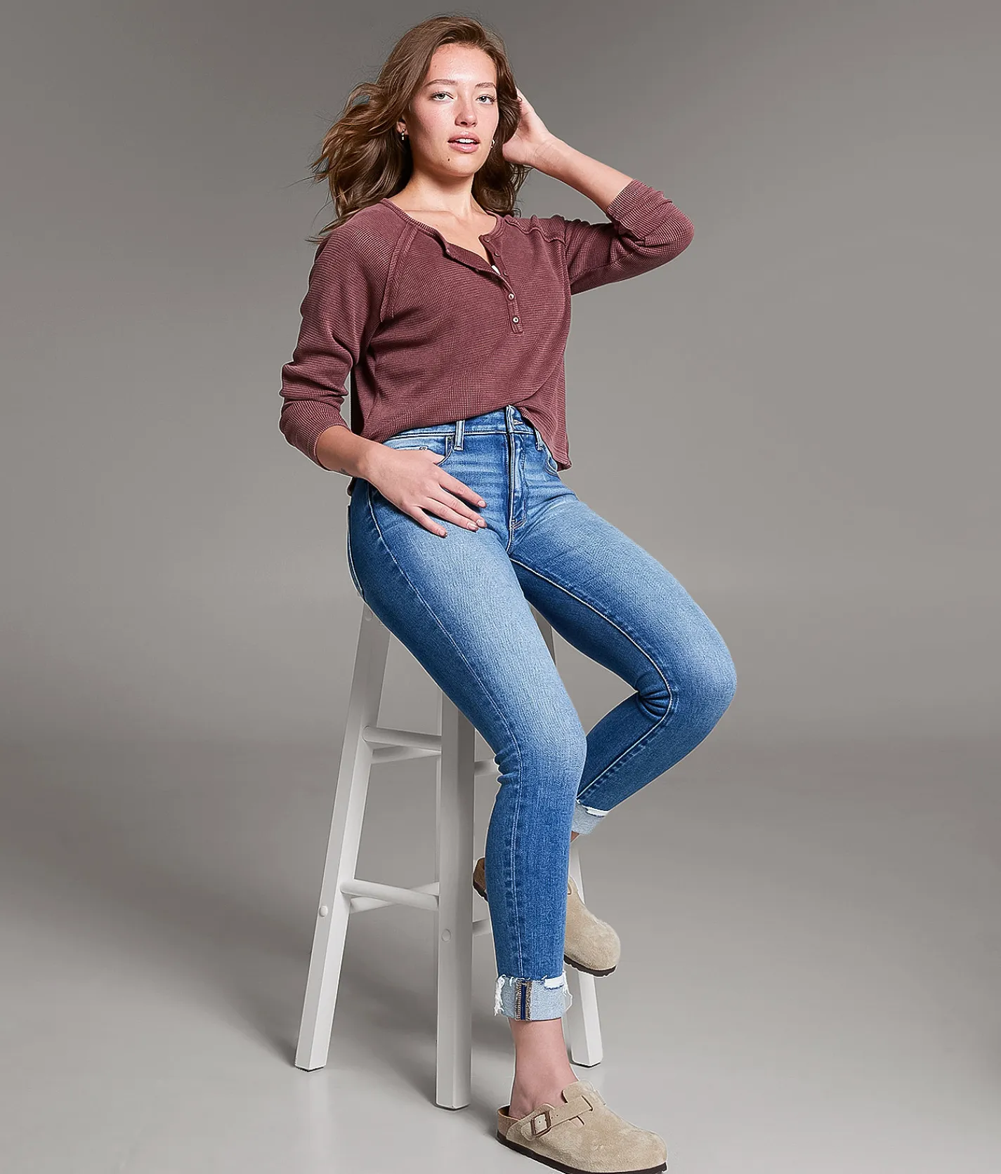 Bottoms | BKE Payton Ankle Skinny Stretch Cuffed Jean Chadis