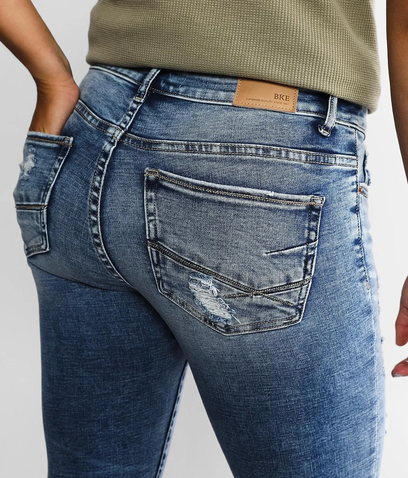 BKE Payton Ankle Skinny Stretch Jean Dunlap Sale