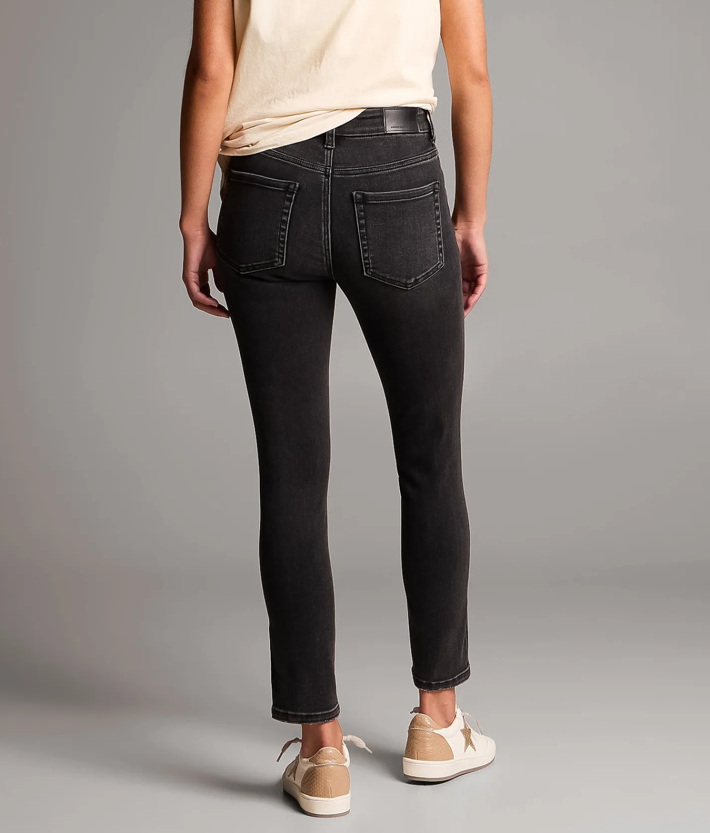 BKE Payton Ankle Skinny Stretch Jean Washed Black