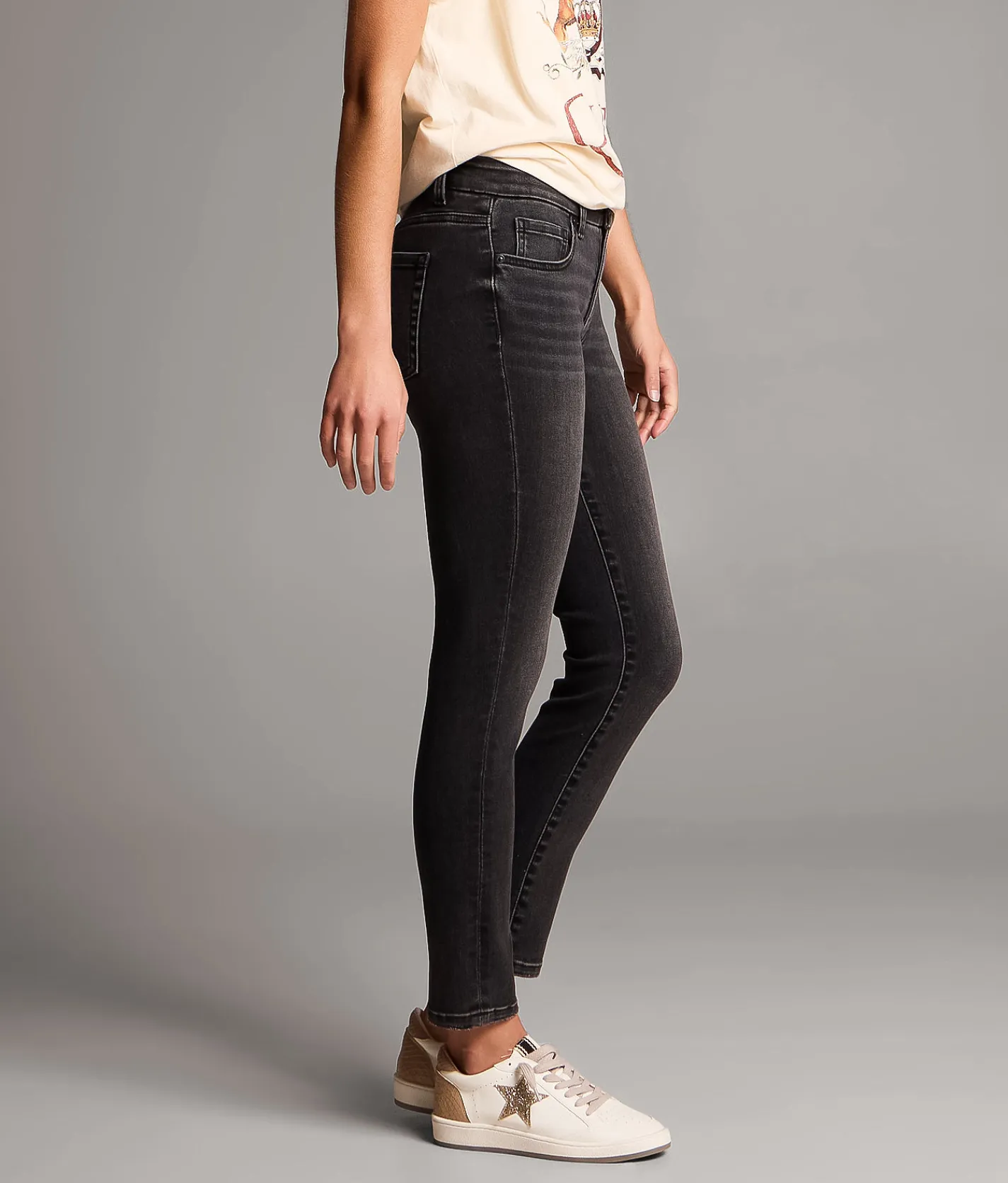BKE Payton Ankle Skinny Stretch Jean Washed Black