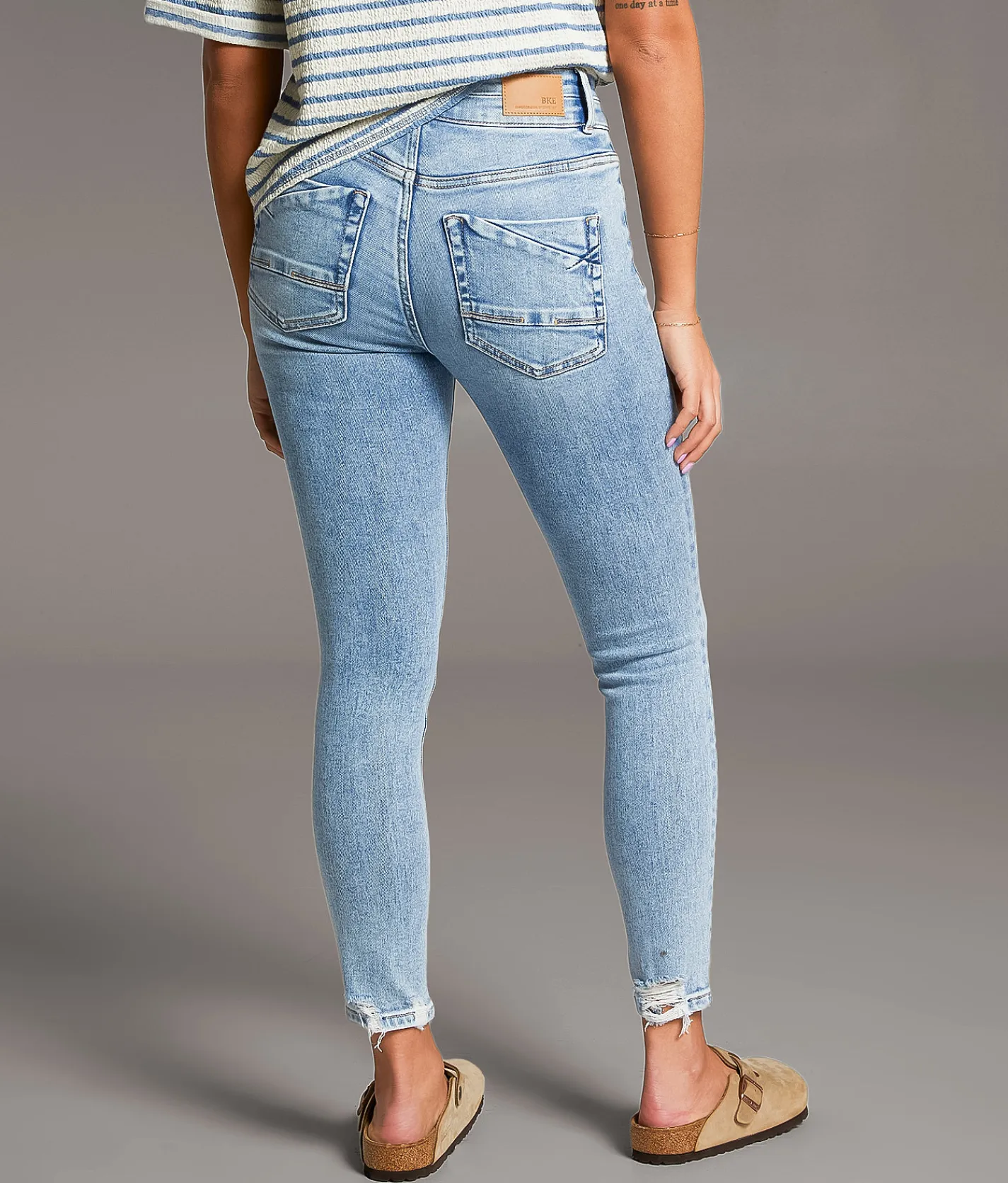 BKE Payton Ankle Skinny Stretch Jean Honick Hot