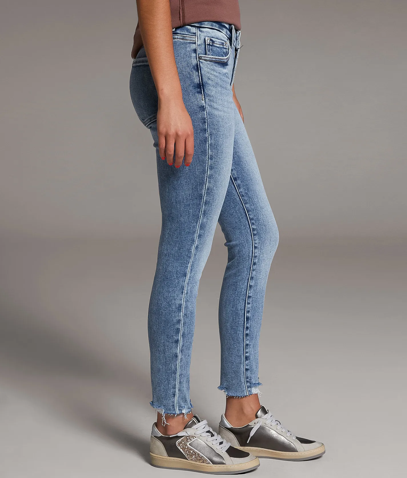 BKE Payton Ankle Skinny Stretch Jean Berry 3