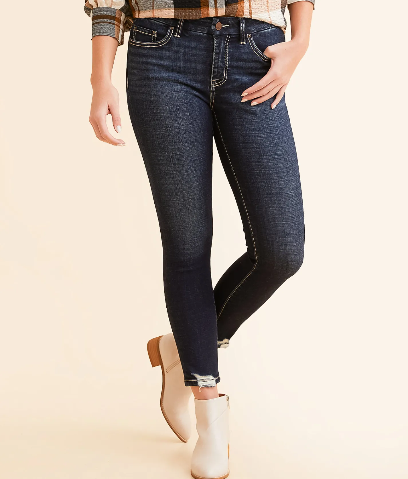 BKE Payton Ankle Skinny Stretch Jean Rhyner 5