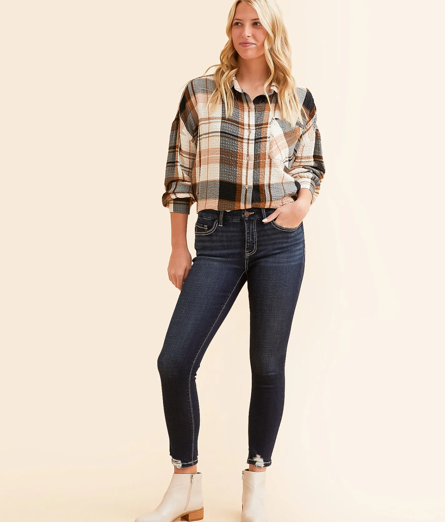 BKE Payton Ankle Skinny Stretch Jean Rhyner 5