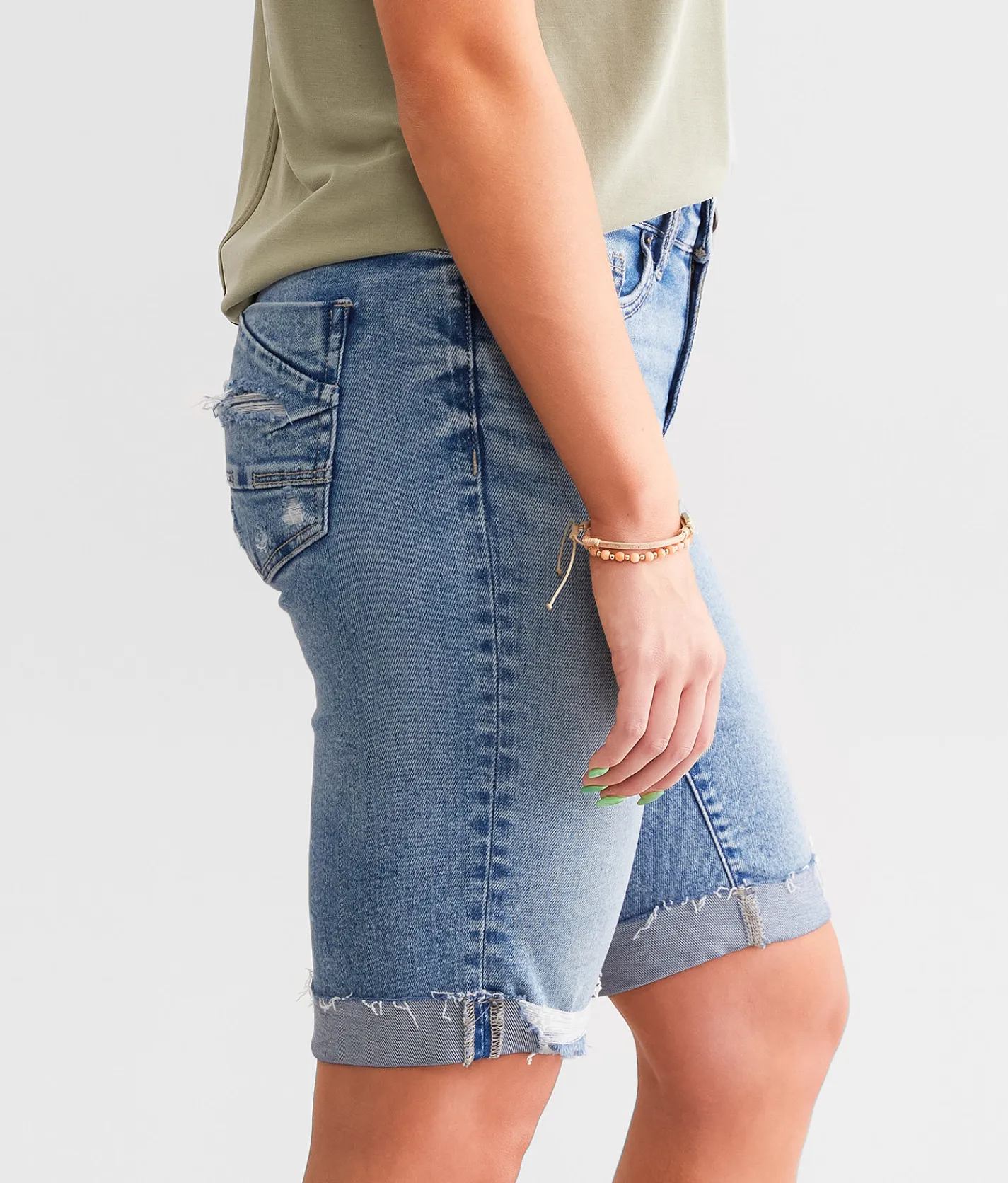Bottoms|Shorts | BKE Payton Bermuda Stretch Short Cedillo