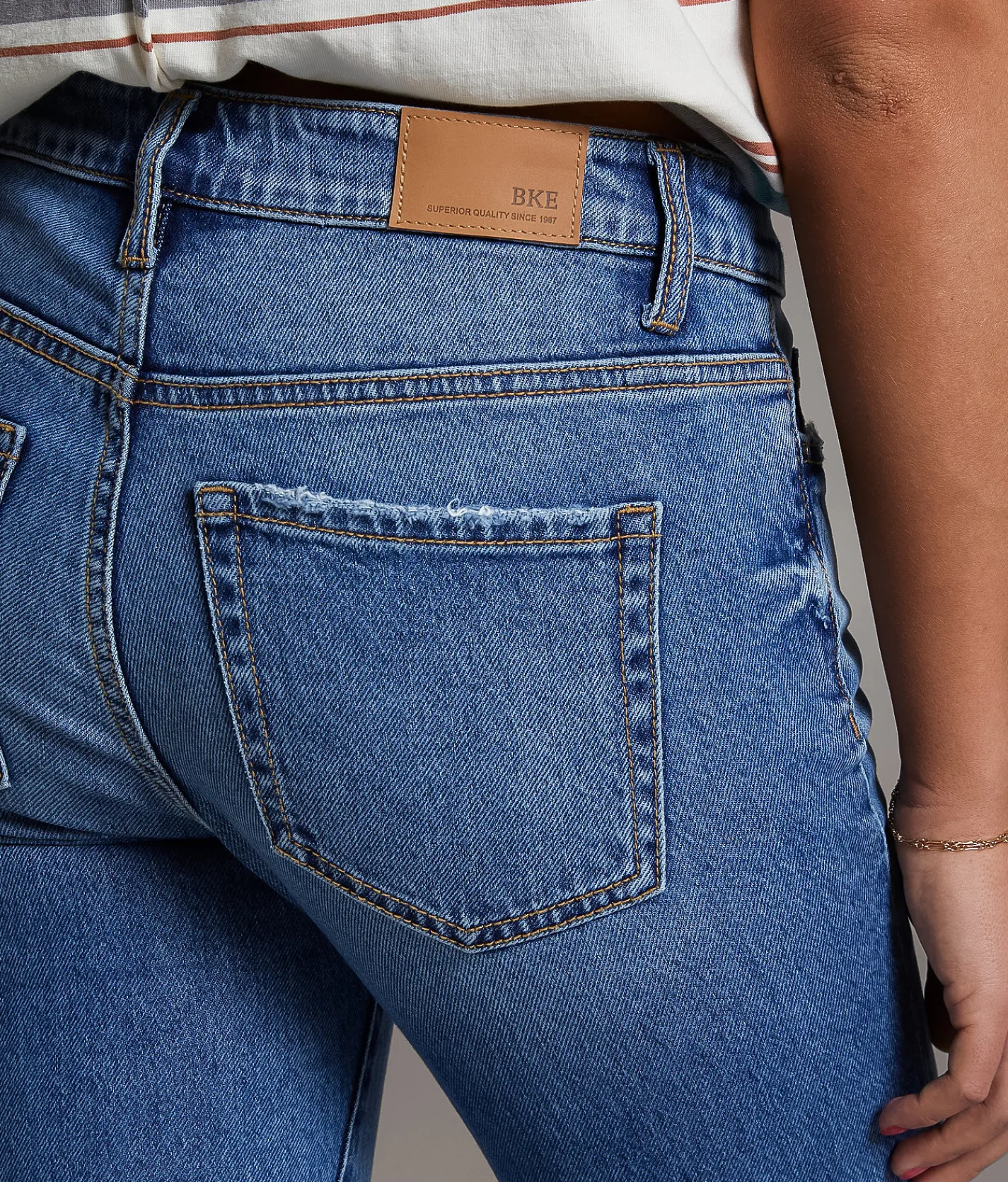 BKE Payton Boot Stretch Jean Combel New