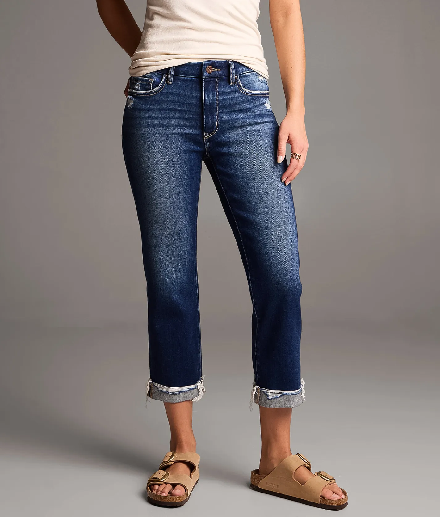 BKE Payton Capri Stretch Jean Folmer 7 Outlet