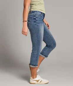 BKE Payton Capri Stretch Jean Ruddy 3 Discount