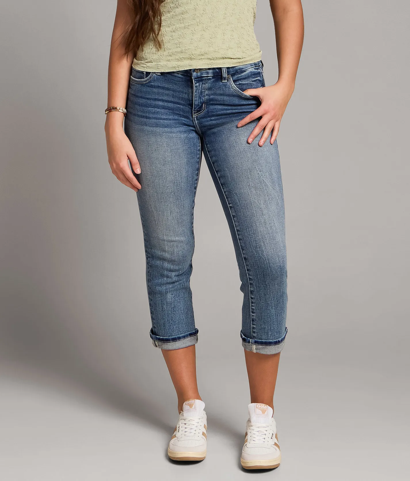 Jeans|New Jeans | BKE Payton Capri Stretch Jean Ruddy 3