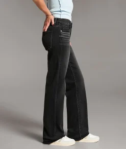 BKE Payton Classic Straight Stretch Jean Washed Black Online