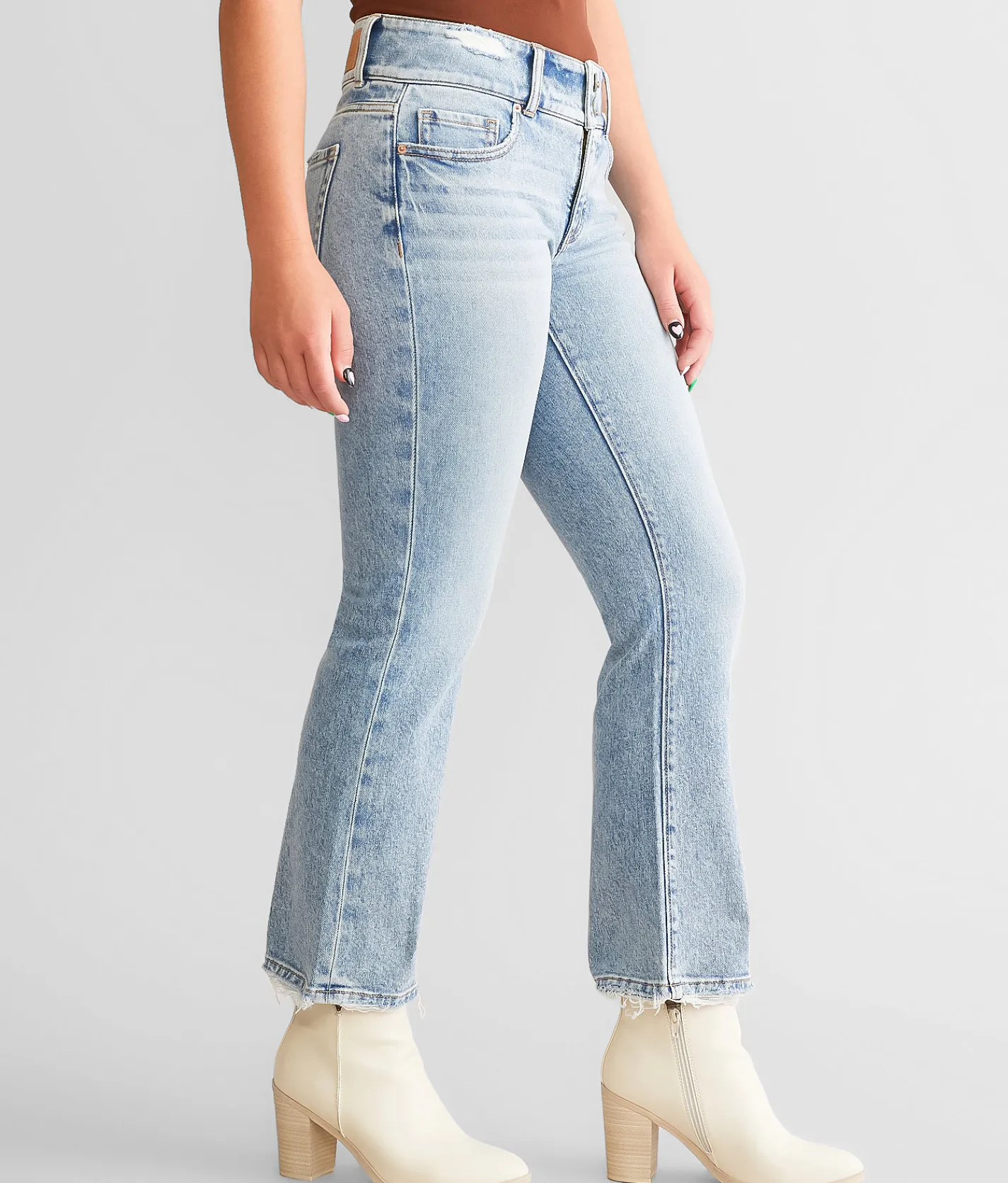 Jeans|Bottoms | BKE Payton Cropped Flare Stretch Jean Bembry 3