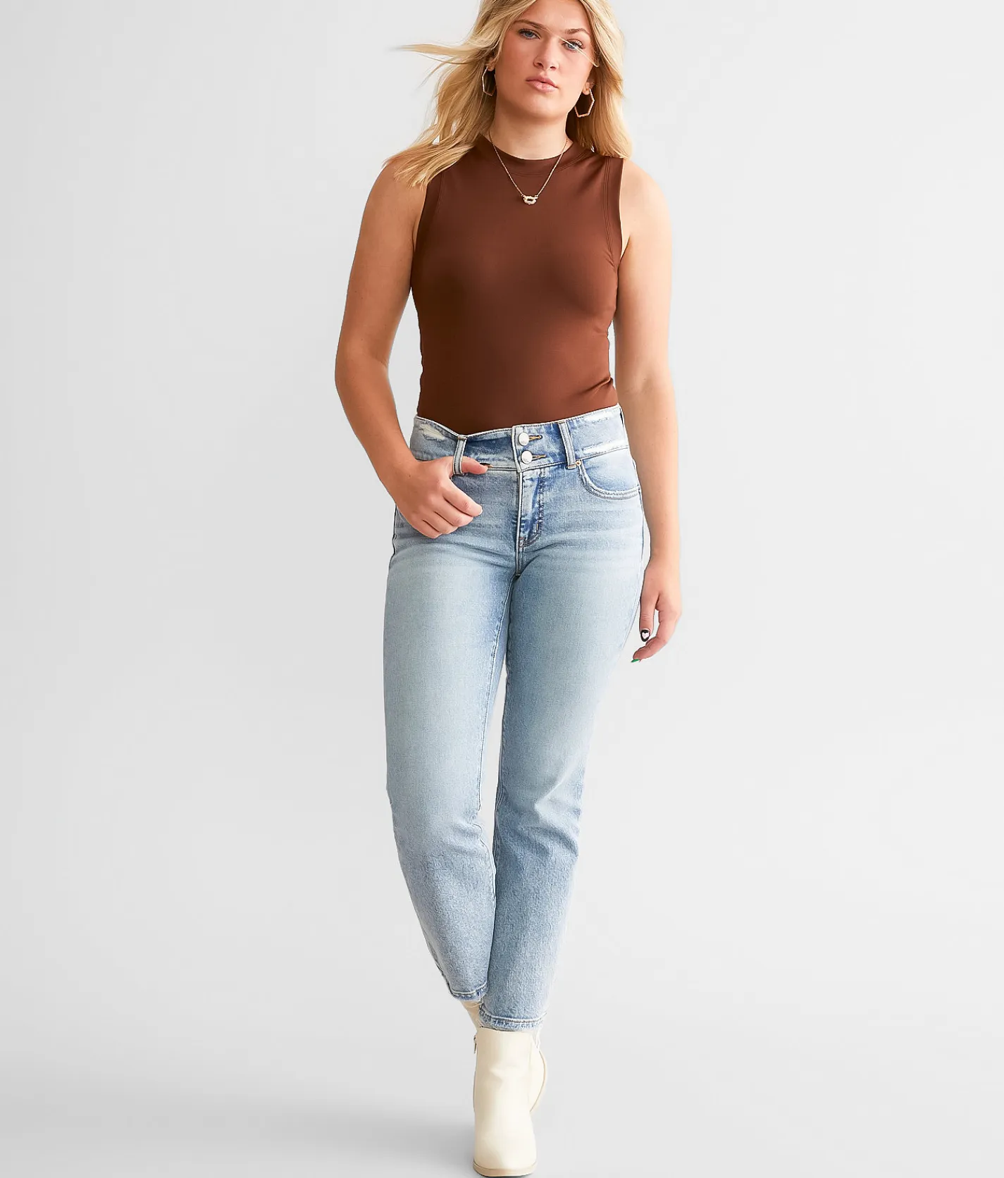 Jeans|Bottoms | BKE Payton Cropped Flare Stretch Jean Bembry 3