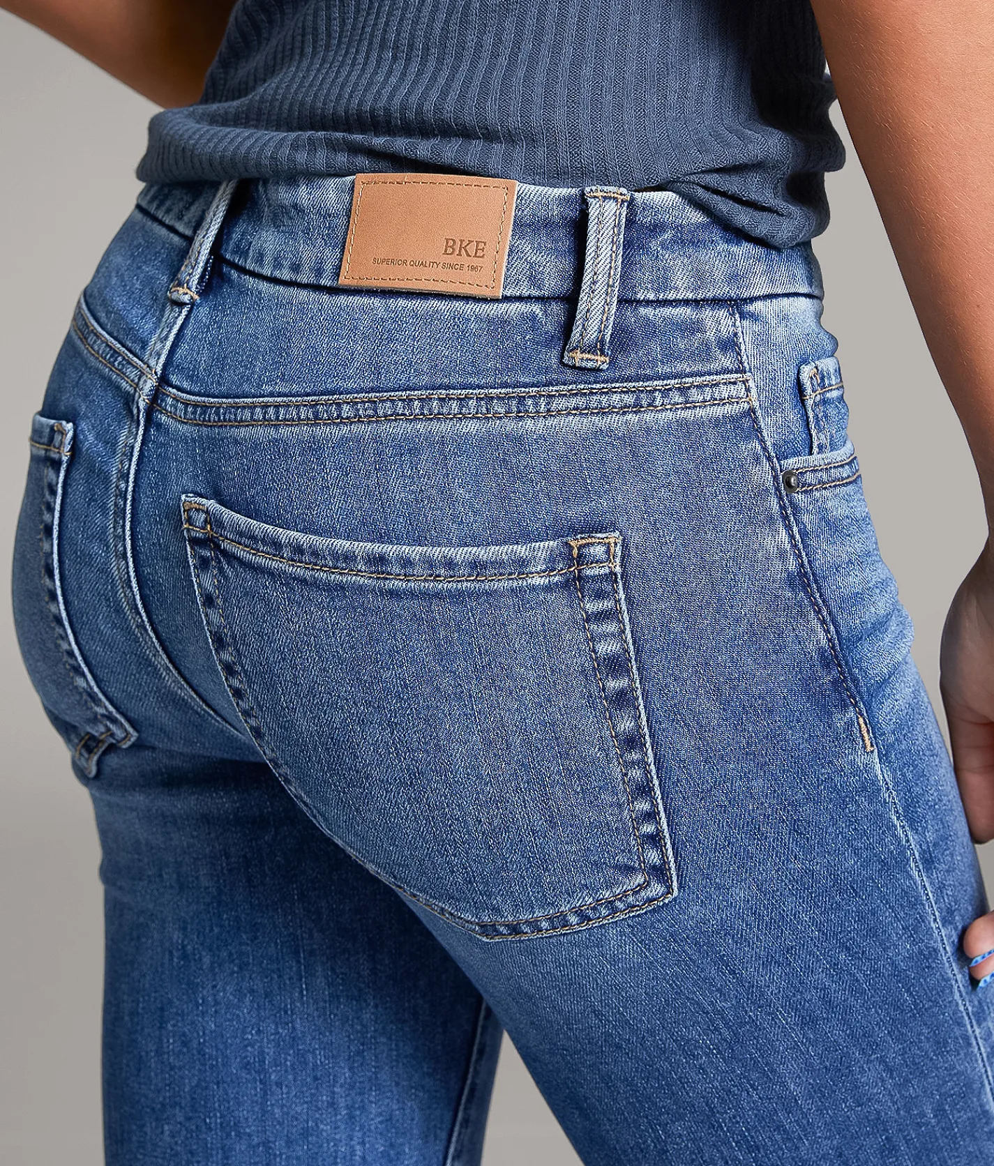 Jeans|Bottoms | BKE Payton Cropped Straight Stretch Jean Cainey