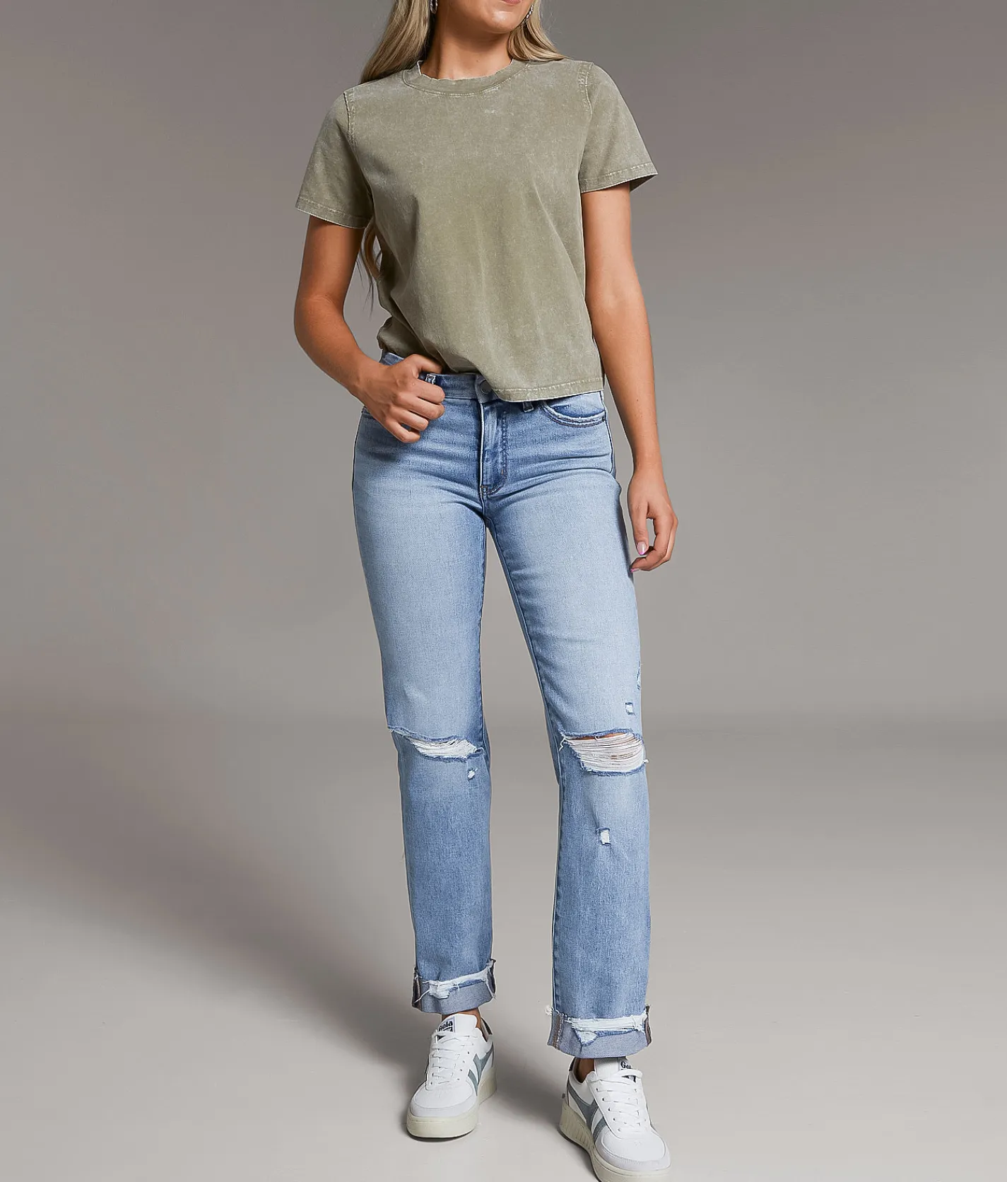 Jeans|Bke Jeans | BKE Payton Cropped Straight Stretch Jean Burney 2