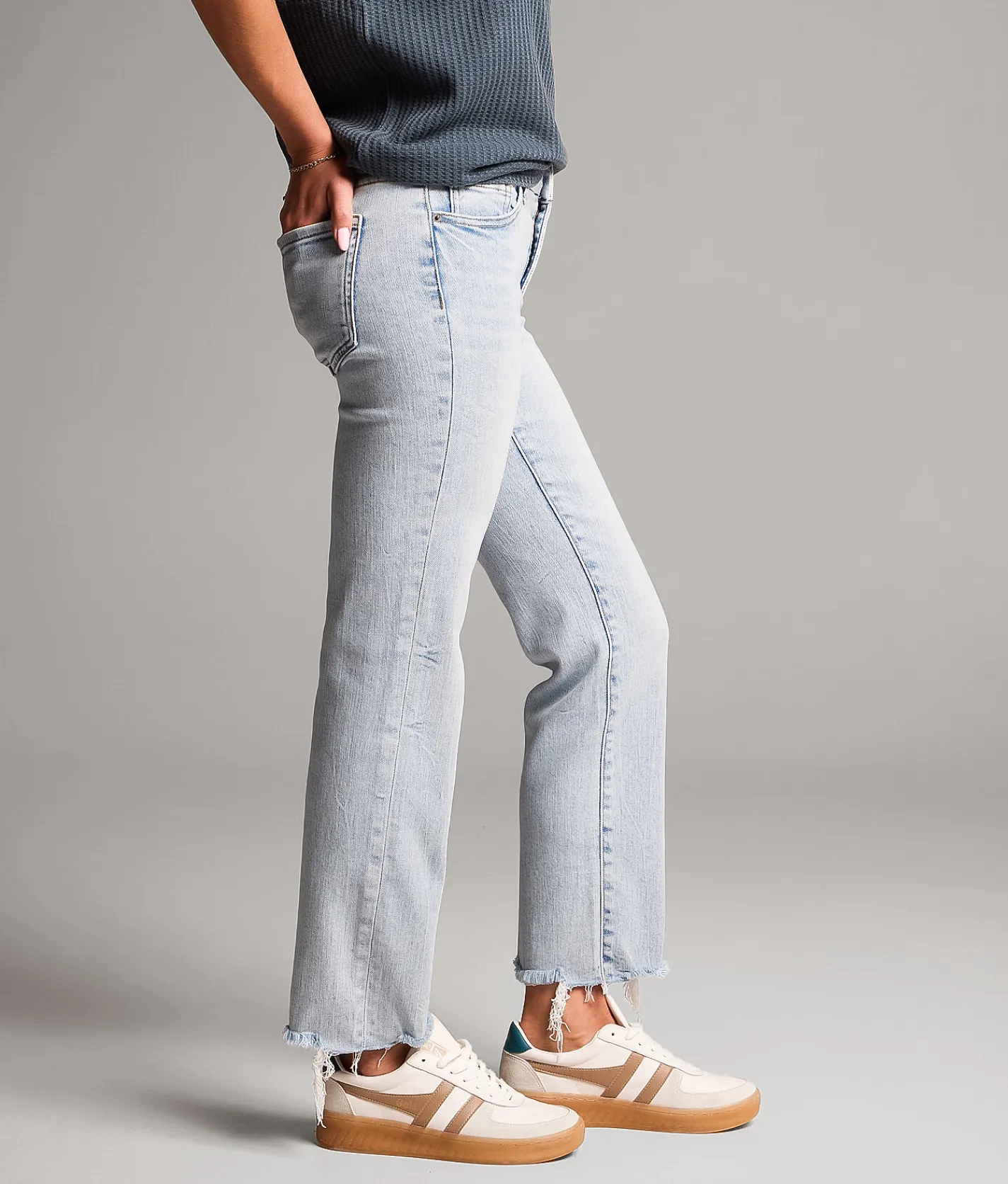 BKE Payton Cropped Straight Stretch Jean Kerker 8 New