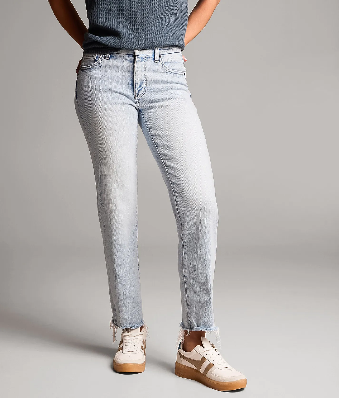 BKE Payton Cropped Straight Stretch Jean Kerker 8 New