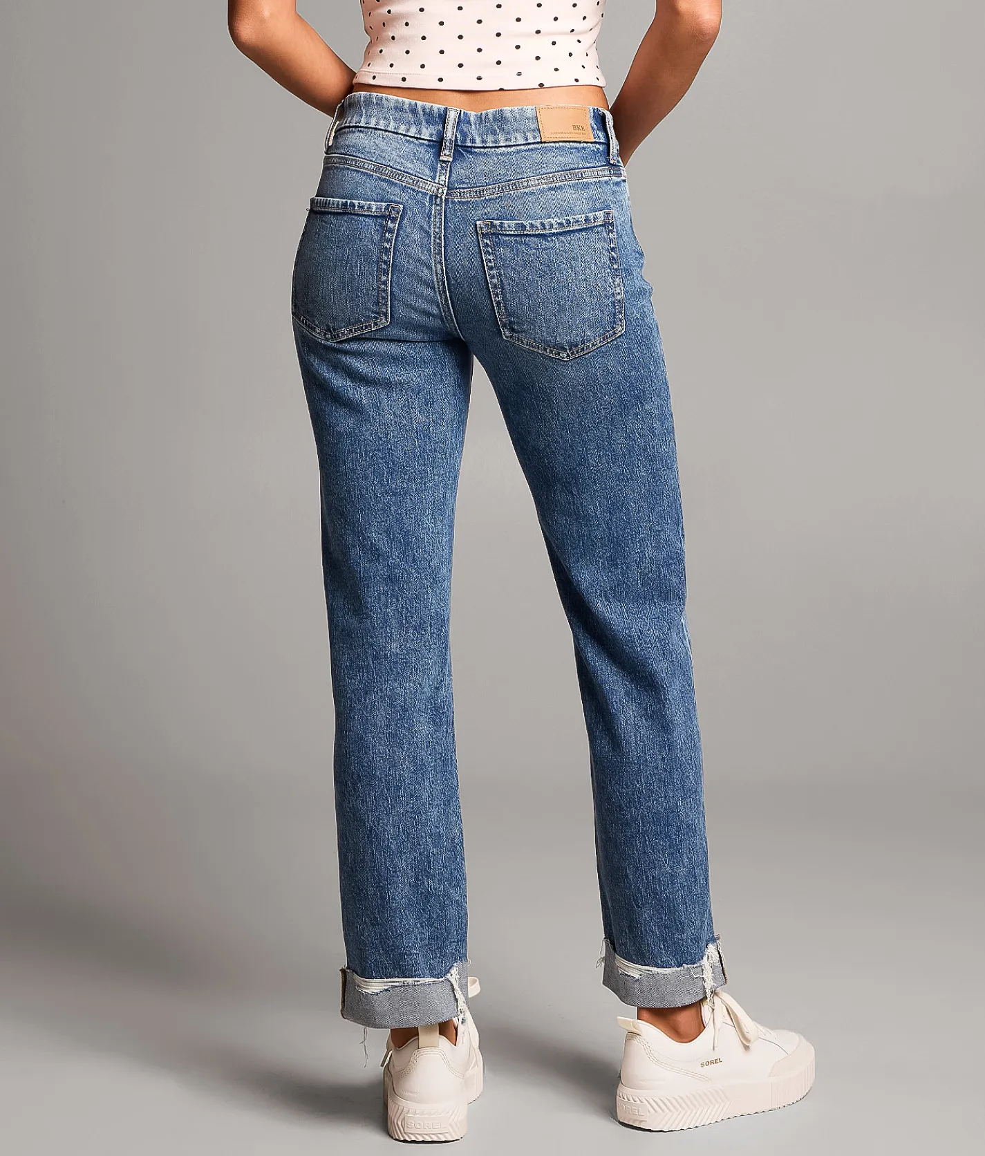 Bottoms | BKE Payton Cropped Straight Stretch Jean Disham