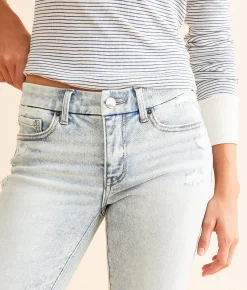 BKE Payton Cropped Straight Stretch Jean Dotson 2 Clearance