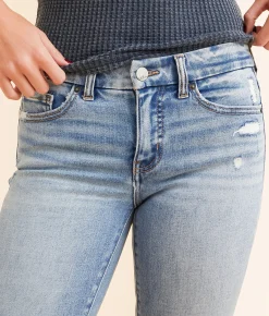 BKE Payton Cropped Straight Stretch Jean Burney Best